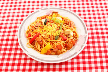 おいしそうなスパゲティ