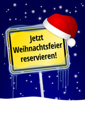 Jetzt Weihnachtsfeier reservieren 