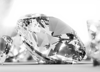 Round shining luxury diamonds background © 123dartist