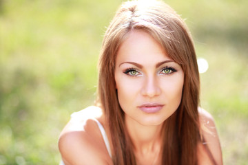 Fototapeta premium Woman outdoors