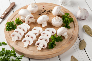 Champignon mushrooms