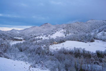 Fototapeta na wymiar Winter scene