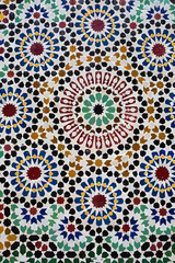 Ancient oriental mosaic from Morocco.