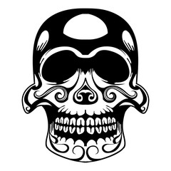 Decorated Skull Dia de los Muertos