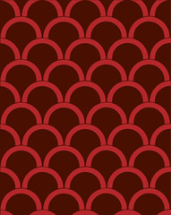 Seigaiha background, traditional Japanese ornament