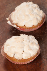 Crostata with apples and cream