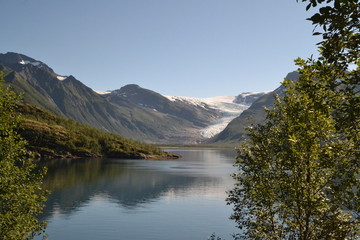 Fototapeta premium Svartisen glacier, Norway