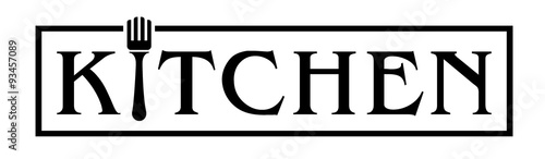 "kitchen logo with fork" Stock image and royalty-free ...