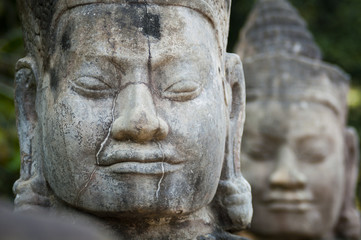 Obraz premium Angkor Thom Faces