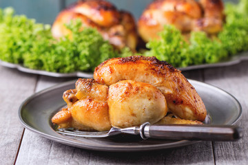 Whole Grilled mini chicken