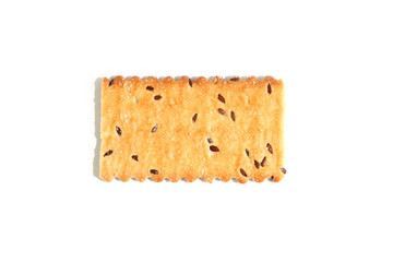 Cookie on white background