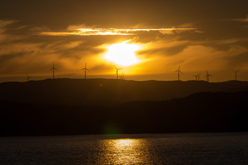 Sonnenuntergang in Norwegen 