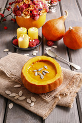 Obraz na płótnie Canvas Pumpkin soup