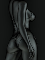 Woman wearing a bikini