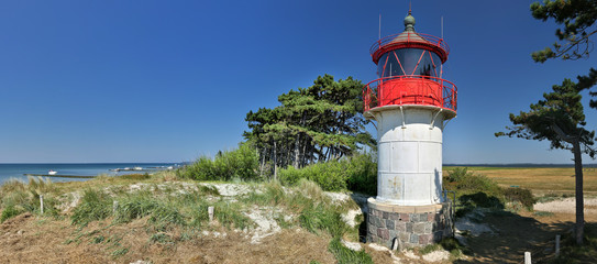 Lighthouse Gellen (Island Hiddensee - Germany) - panorama