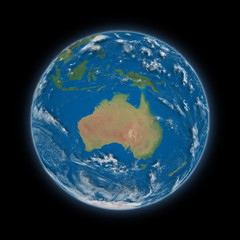 Australia on planet Earth