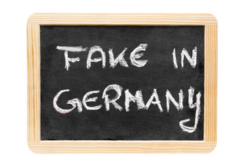 Tafel mit fake in germany