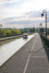 Le pont canal de Briare, Loiret, pays de Loire, france 