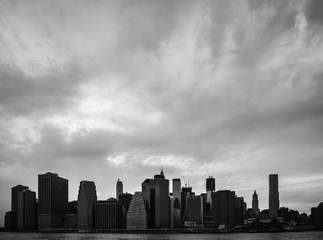 Lower Manhattan Skyline and Cloudscape