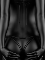 Woman wearing a bikini