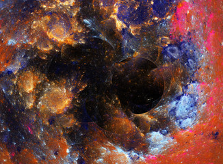 Abstract fractal background for creative design