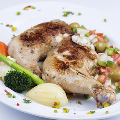Grilled chicken steak