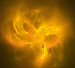 Abstract fractal background for creative design