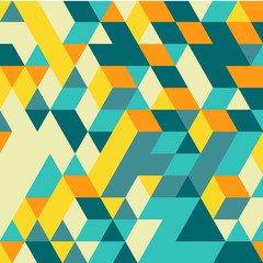 3d blocks structure background. Geometric pattern. Vector illust