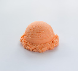 Icecream on white