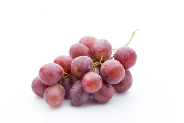Grape on the white background. Fresh  berry.