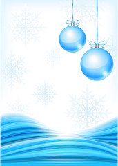 Vector winter background