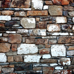 Stone and brick wall background © jahina_photos