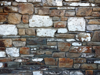 Stone and brick wall background