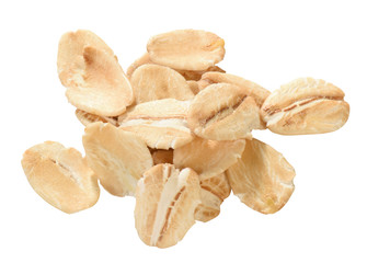 Haferflocken isoliert