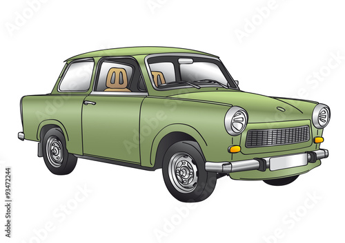 "Trabi_01" Stock image and royaltyfree vector files on