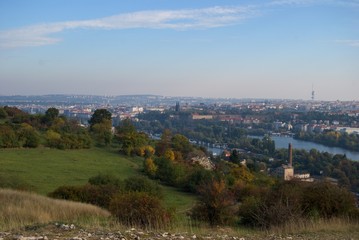Fototapeta na wymiar Autumn view of Prague