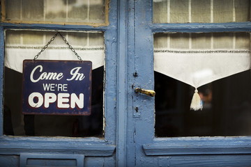 Open sign