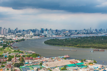 Fototapeta premium Landscape Chao Praya river