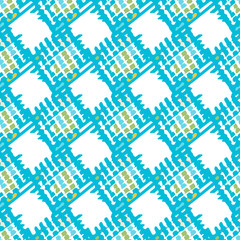 Abstract geometric spotty square seamless pattern. Modern repeating background texture.