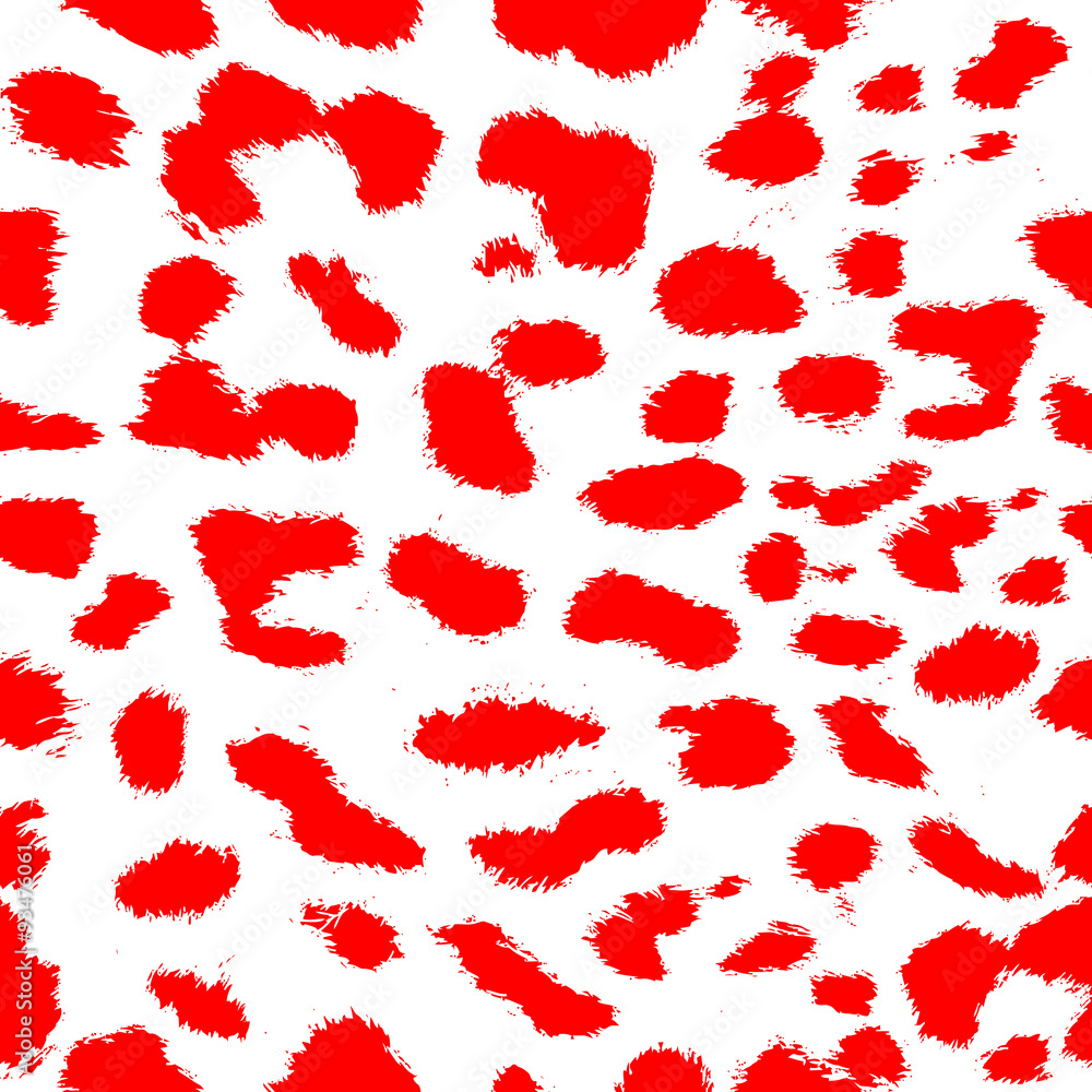 Poster leopard pattern, repeating background