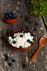 cottage cheese with blueberry for breakfast