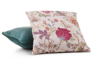 two decorative pillows