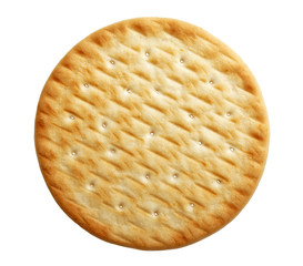Butter biscuit on a white background