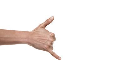 Cool attitude hand sign