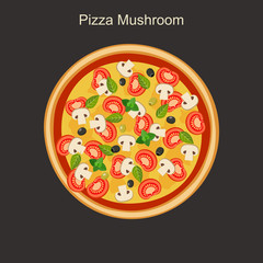 Pizza mushroom