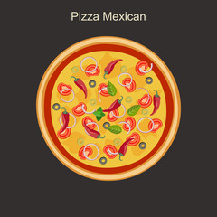 Pizza mexican