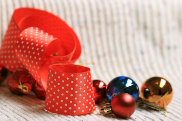 Christmas balls background Christmas toys