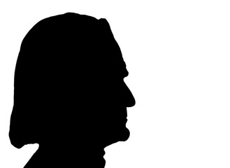 Scherenschnitt Franz Liszt