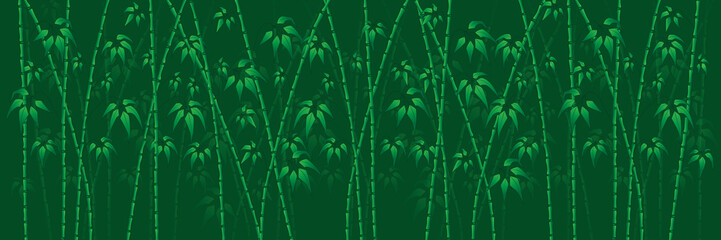 vector background green bamboo