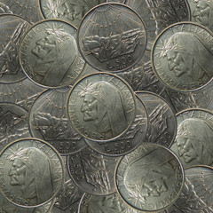 Moneta 500 lire Dante Alighieri